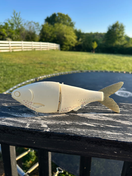 8.5" JMoney Shad Handmade Glide Blank Bait