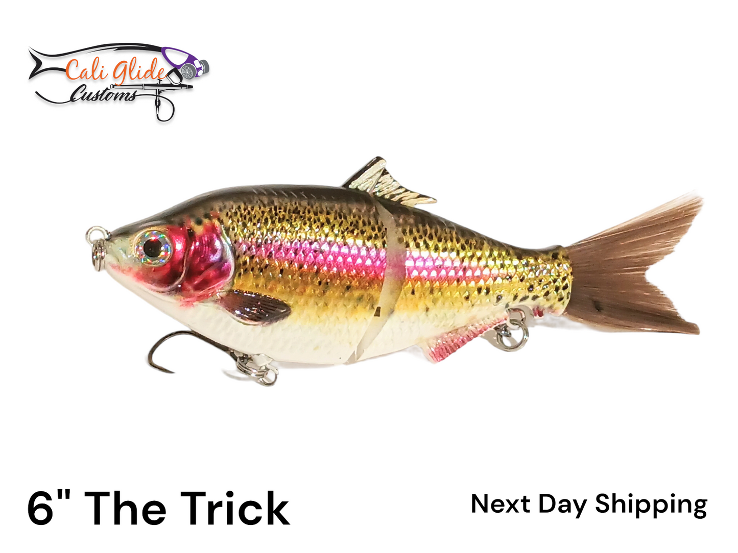 6" The Trick Rainbow Trout Cali Glide Swimbait