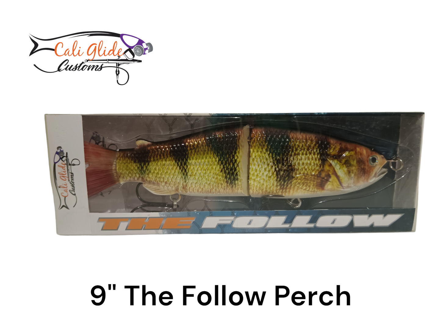 9" The Follow Perch Cali Glide Swimbait