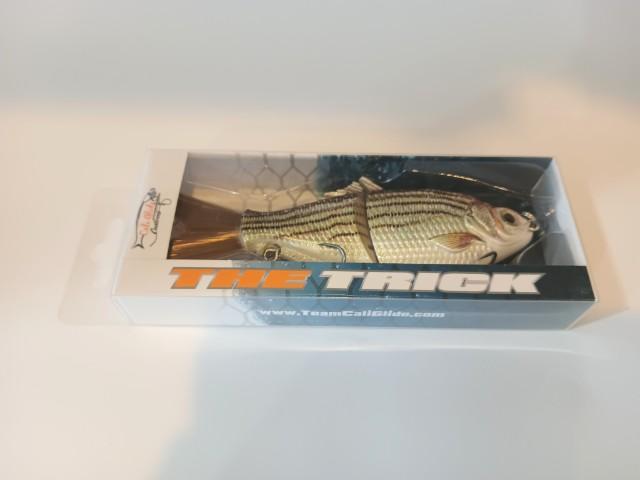 6" The Trick White Bass Cali Glide Swimbait