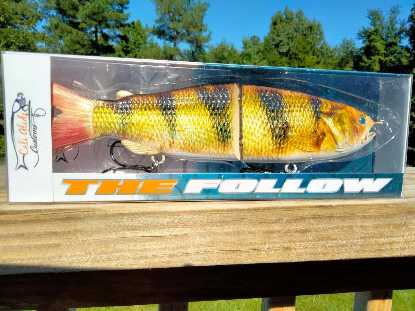 9" The Follow Perch Cali Glide Swimbait