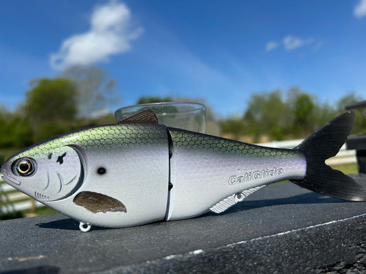 8.5" JMoney Thread Fin Shad Handmade Glide Bait