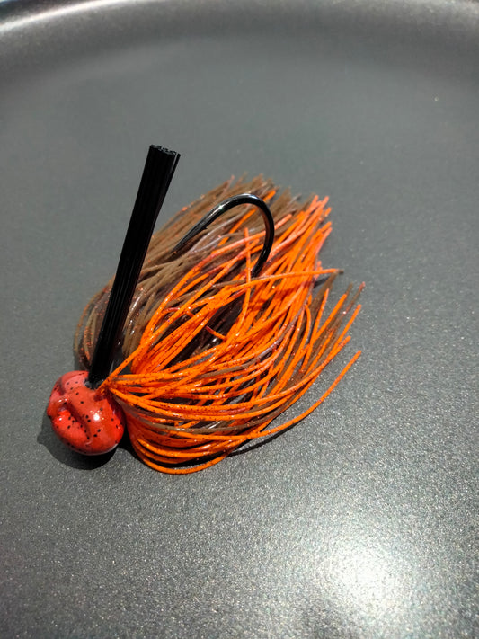 Foot Ball Jig / Fire Craw Color