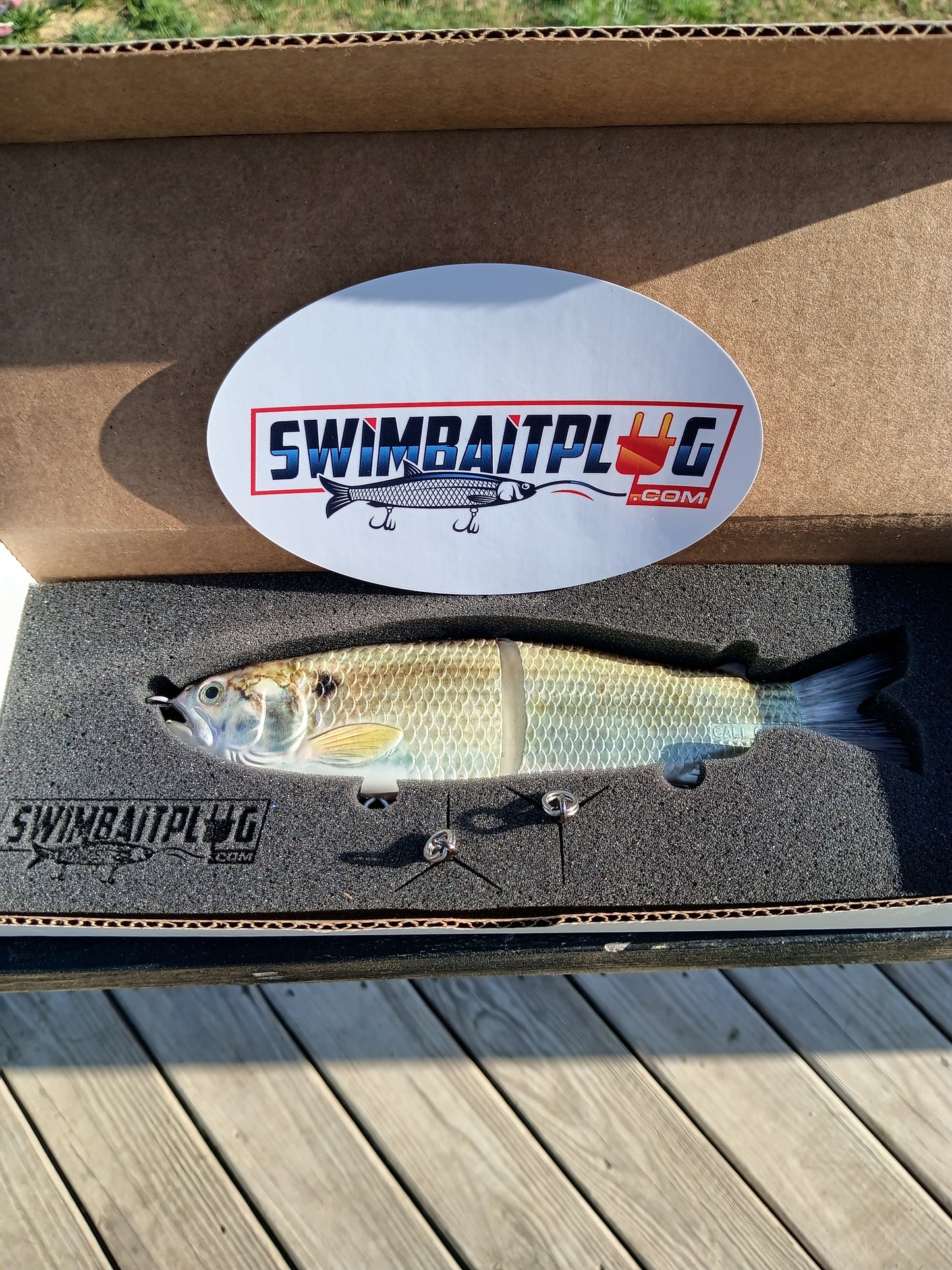 9" The Follow Gizzard Shad Cali Glide Swimbait